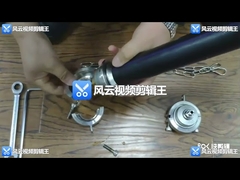 Pression maximum ronde des embouts en métal d'ASTM D 1599 φ40mm 20mPa avec l'opération commode