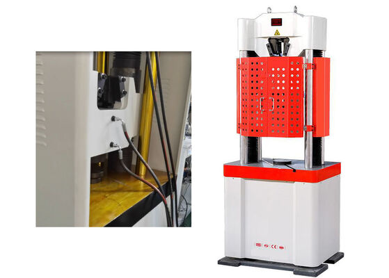 Servo Hydraulic Testing Machine Designed with Finite Element Analysis and Precision Machining for Testing Performance