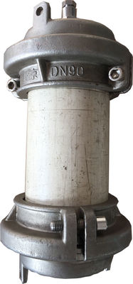 Le pe hydrostatique de PVC pp d'acier inoxydable des pièces 304# de DN 90mm sifflent la fermeture d'extrémité de montage