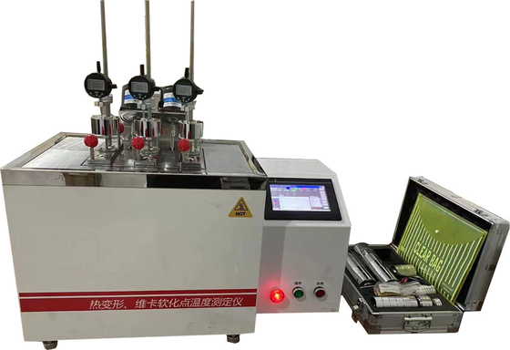 Machine d'essai de la température de Vicat de plastiques avec le contrôle de la température de ±0.2°C