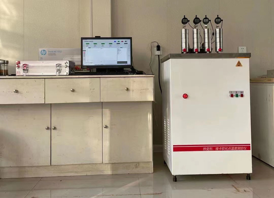 Expédiez la machine d'essai de 120℃/H Hdt Vicat pour l'ébonite et les longs composés renforcés par fibre