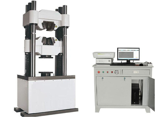 Machine de test hydraulique à commande par ordinateur de 1000 kn pour barres d'acier