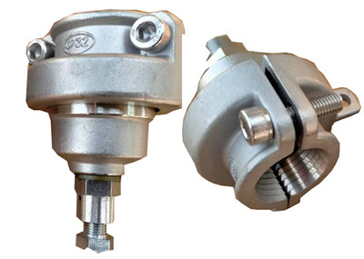 Caps d'extrémité de tuyau en plastique blanc argenté pour les essais de pression hydrostatique de tuyau Φ32 mm