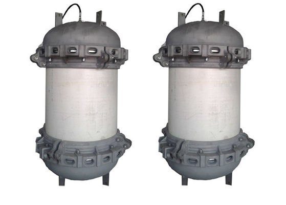 DN 630 mm Sceaux d'essai de la pression des tuyaux en PE à fermeture de bout conformément aux normes ASTM D 1598/1599