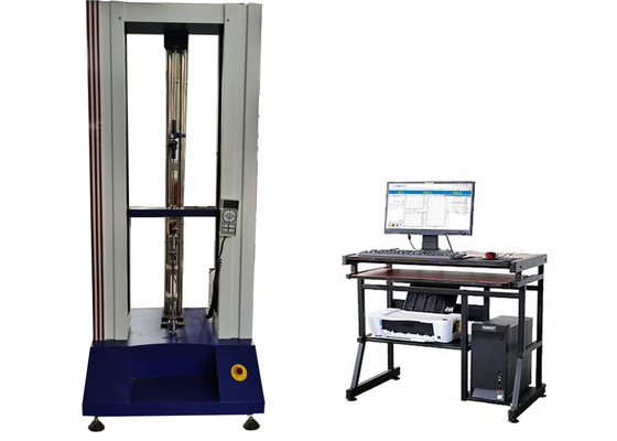 Utilisation de machines électroniques de tension pour la détermination des propriétés mécaniques d'étirement, de compression, de pliage, de cisaillement, de déchirure et de décapage du caoutchouc, du plastique et du métal