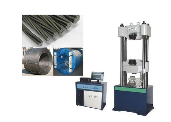 Machine d'essai servo-hydraulique dotée d'un système de préhension hydraulique actionné par un panneau de boutons-poussoirs pour des essais de matériaux conviviaux