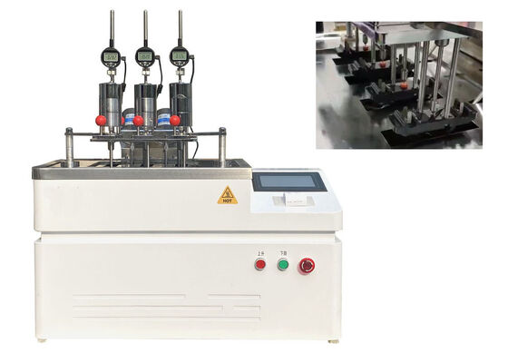 Solution de machine d'essai HDT VICAT pour mesurer la température de distorsion thermique et le point de ramollissement Vicat des échantillons de polymères