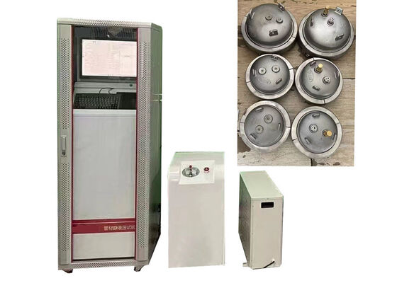 Machine d'essai de pression hydrostatique, testeur d'éclatement et de fluage de tuyaux en plastique multi-stations pour tuyaux PE, tuyaux PP-R et test de résistance à la pression de pipeline composite