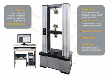 Ceinturez la force maximum universelle électronique de la machine d'essai de bout droit XWW-100KN 100kn