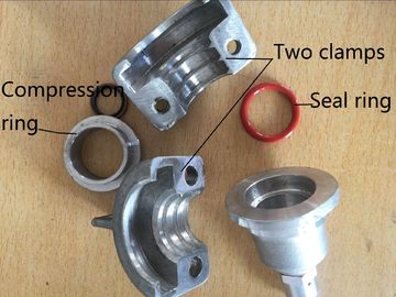 l'embout de tuyau en plastique de PVC du φ 25mm couvre le diamètre externe de l'essai de pression de tuyau de Fpr 65*65mm